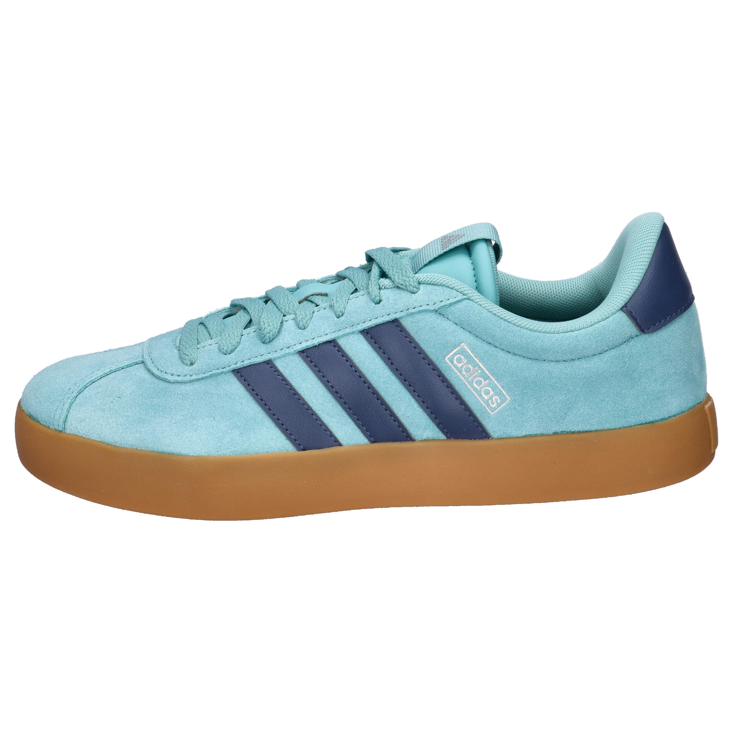 adidas VL COURT 3.0 Herren Sneaker Schuhe Leder ID6275 Türkis 10/15