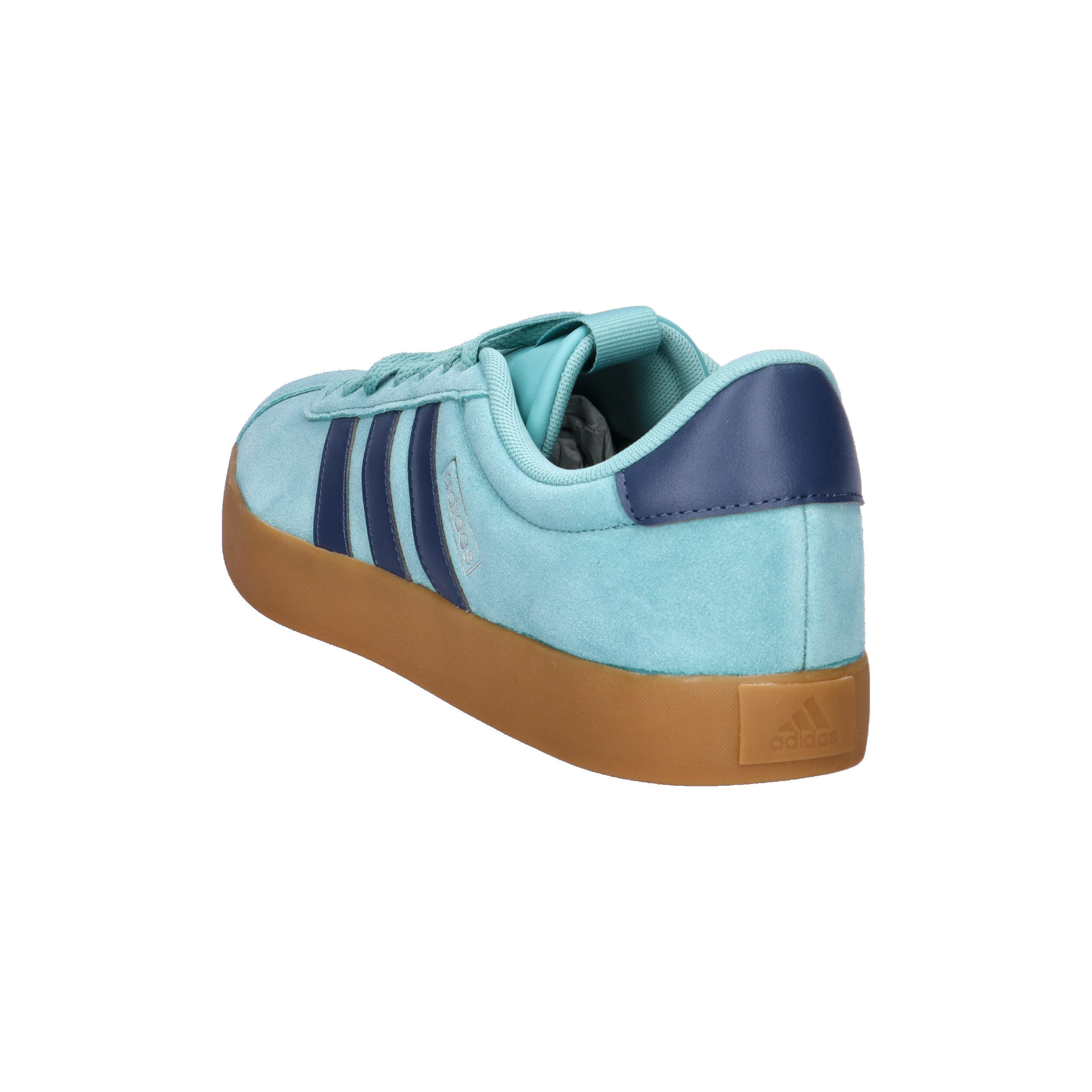 adidas VL COURT 3.0 Herren Sneaker Schuhe Leder ID6275 Türkis 12/15