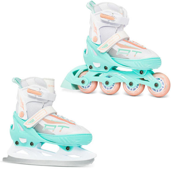 Rolki Łyżwy Figurowe Regulowane 2w1 Raven Profession