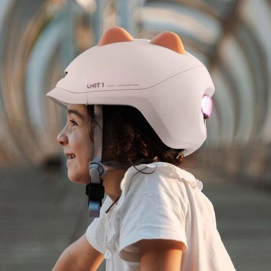Unit 1 Sparky - Rose pâle - Casque enfant - Casque connecté 2/7