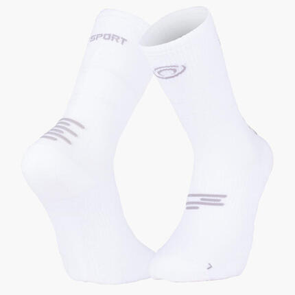 Chaussettes BV Sport Run Marathon High Blanc/Gris