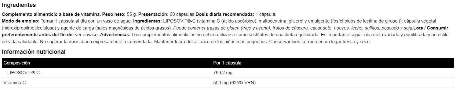 Vitamina C liposomiale - 60 capsule IO.Genix 2/3
