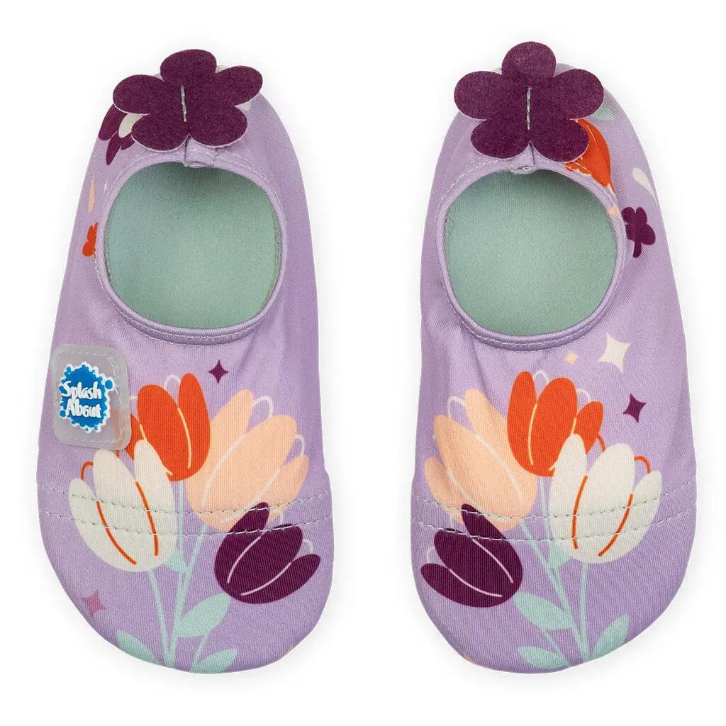 Childrens Beach Shoes, Lilac Spring