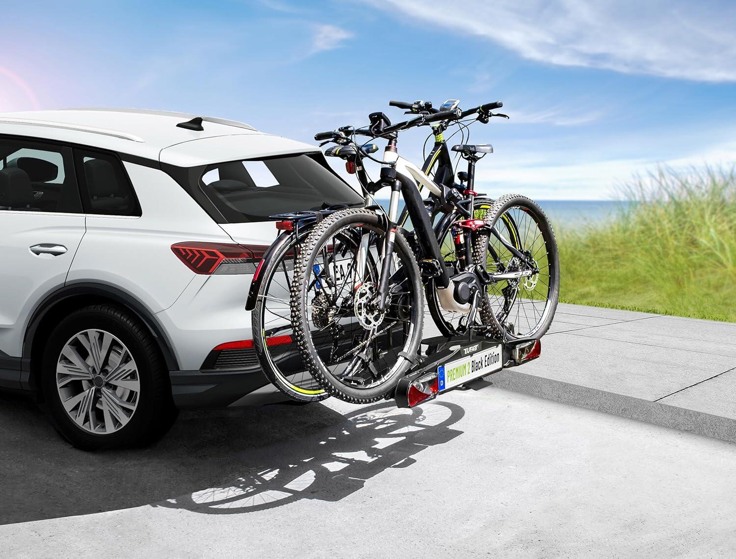 Suporte de bicicletas para 2 bicicletas PREMIUM II BLACK Edition - EUFAB 4/7