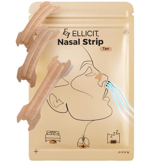 ELLICIT® Trias Nasales Tan, 30 Unidades - Tamaño universal