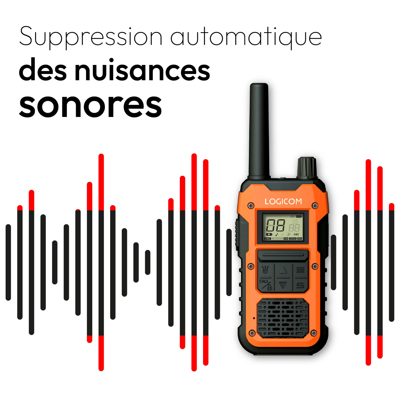 Talkie walkie Extreme Orange 3/4
