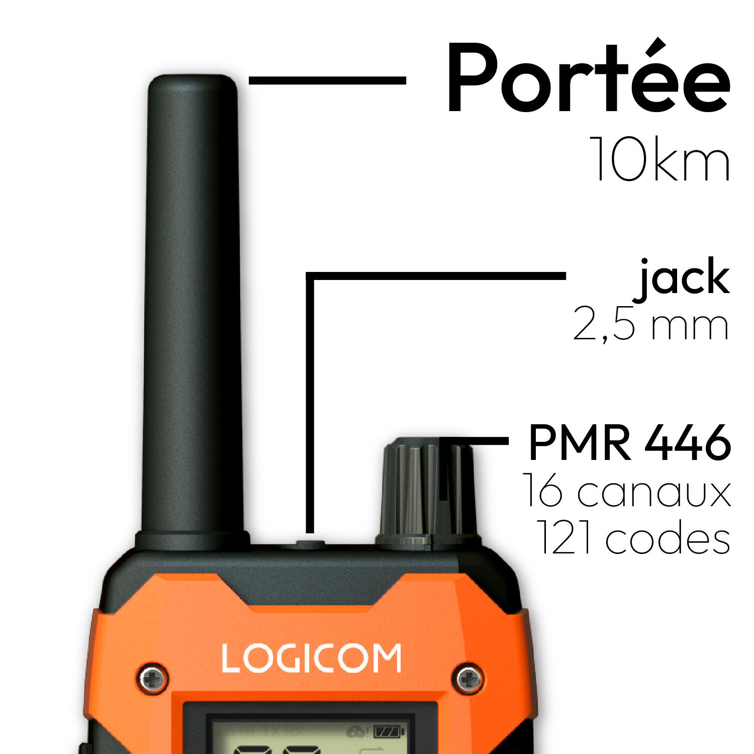 Talkie walkie Extreme Orange 4/4