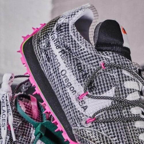 Waffle Racer Off-White Black Fuchsia 4/6