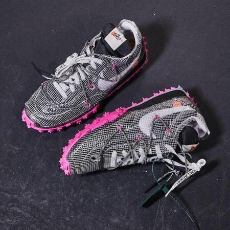 Waffle Racer Off-White Black Fuchsia 6/6