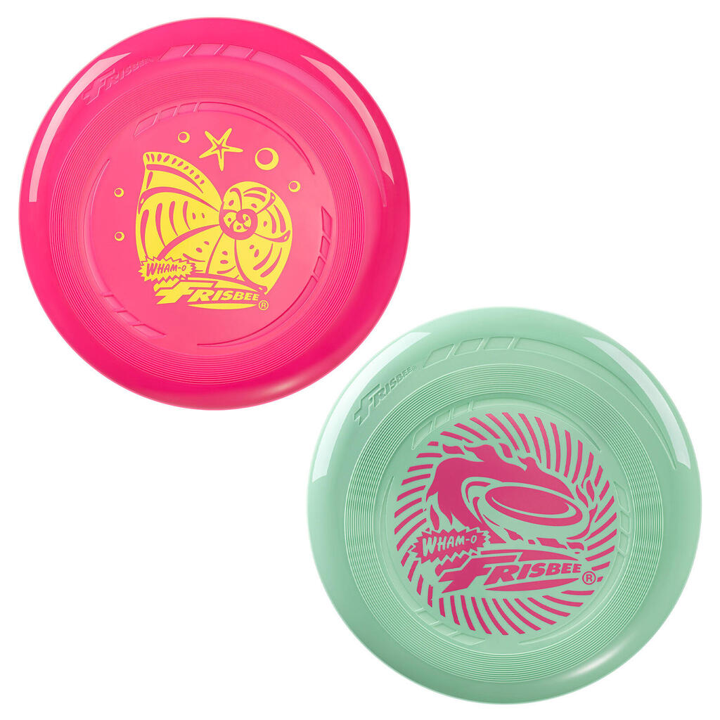 Flying Disc 2 Pack Lightweight Toy Frisbee Go, 22.86cm -  70g