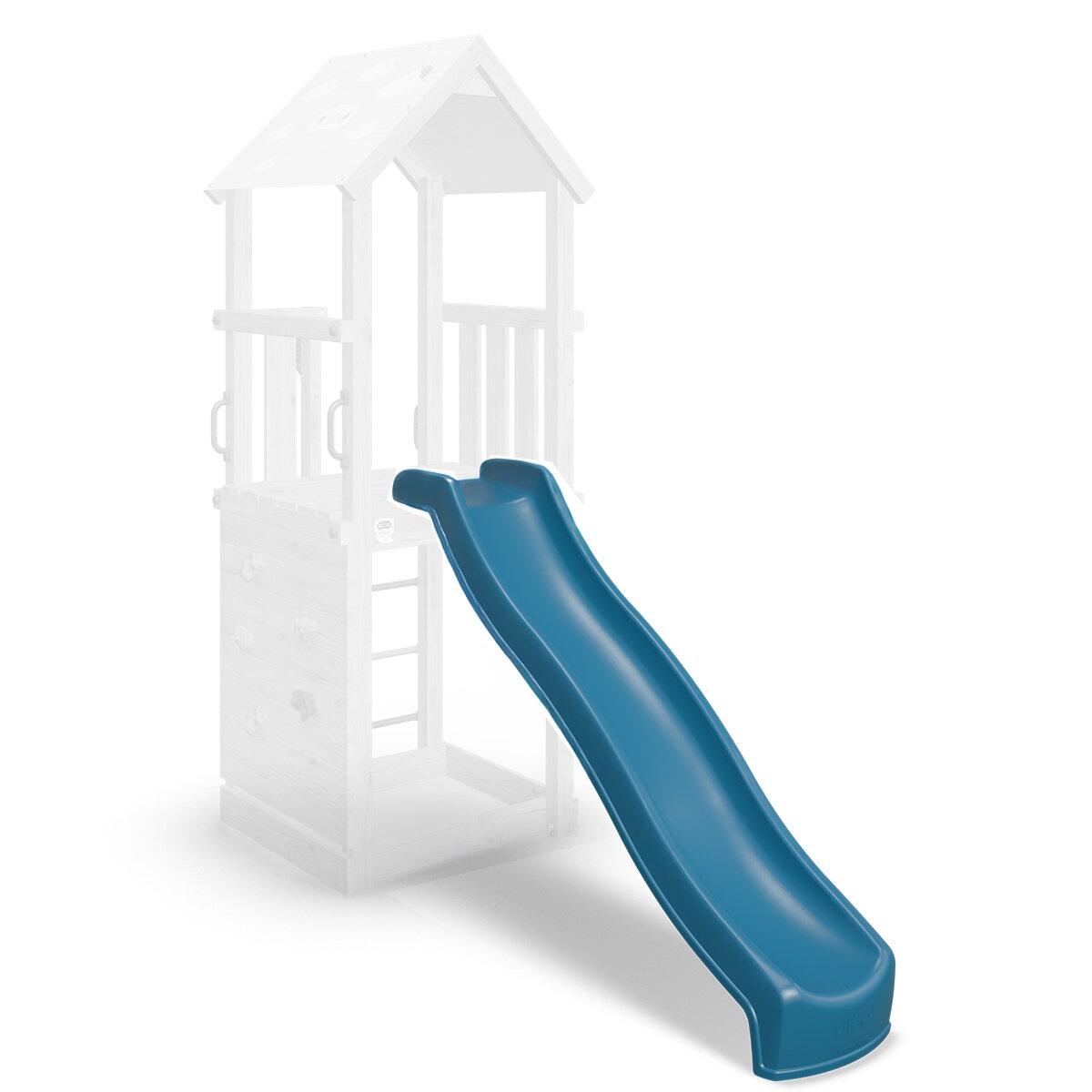 Glissiere toboggan 2,22 m monobloc bleue piece de rechange 2/3