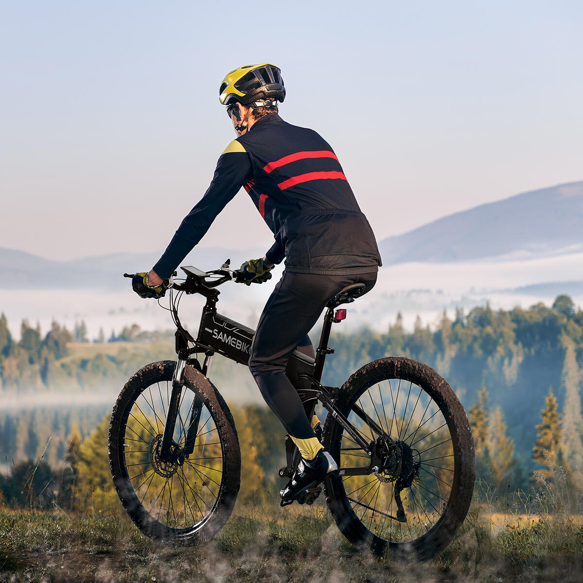 Opvouwbare elektrische fiets SAMEBIKE LO26-II 26×2.35" CST-band 7/7