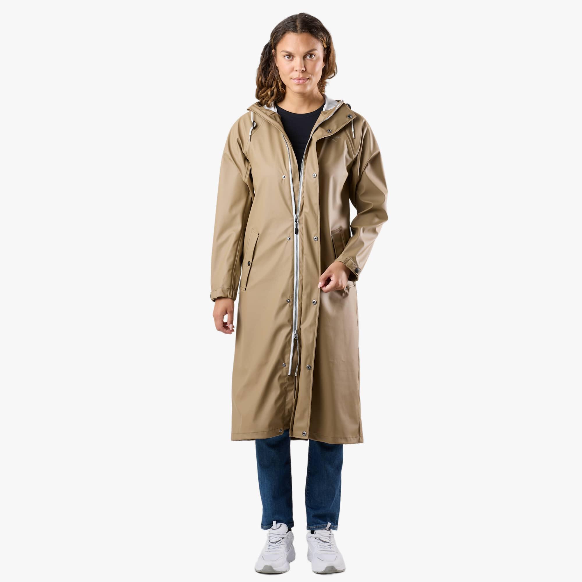 Giacca antipioggia da donna resistente all’acqua Väderöarna Long Coat 3/7