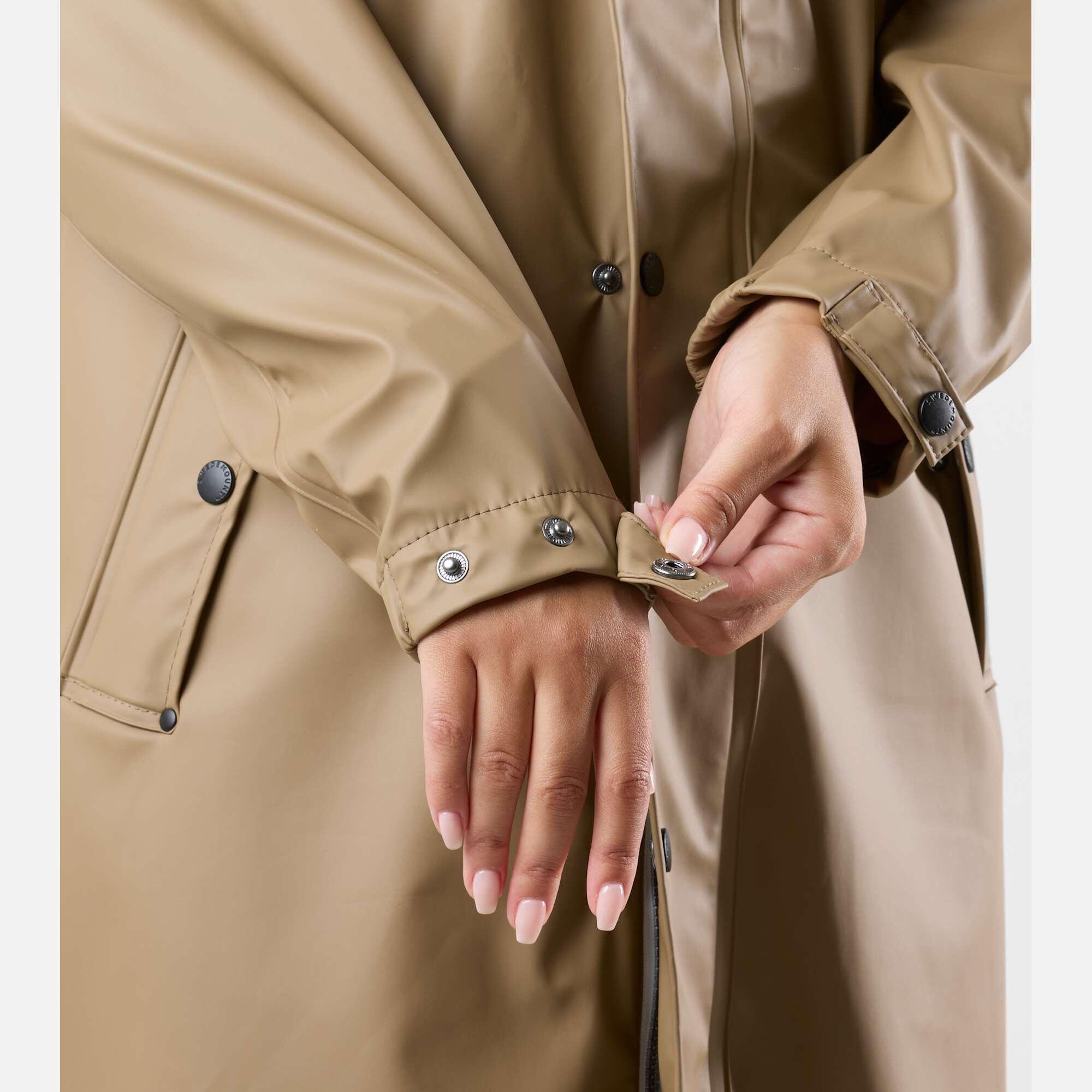 Giacca antipioggia da donna resistente all’acqua Väderöarna Long Coat 7/7