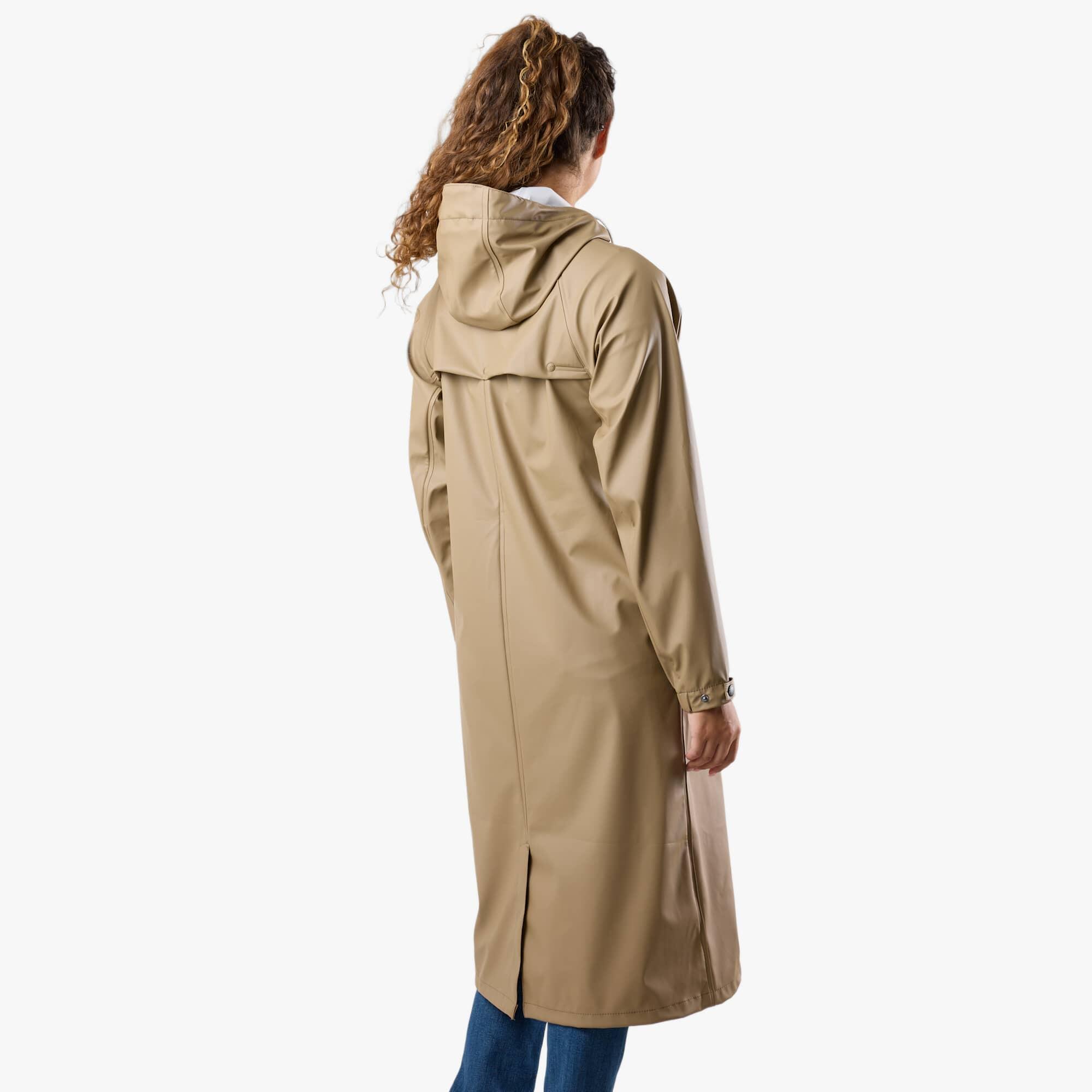 Giacca antipioggia da donna resistente all’acqua Väderöarna Long Coat 2/7