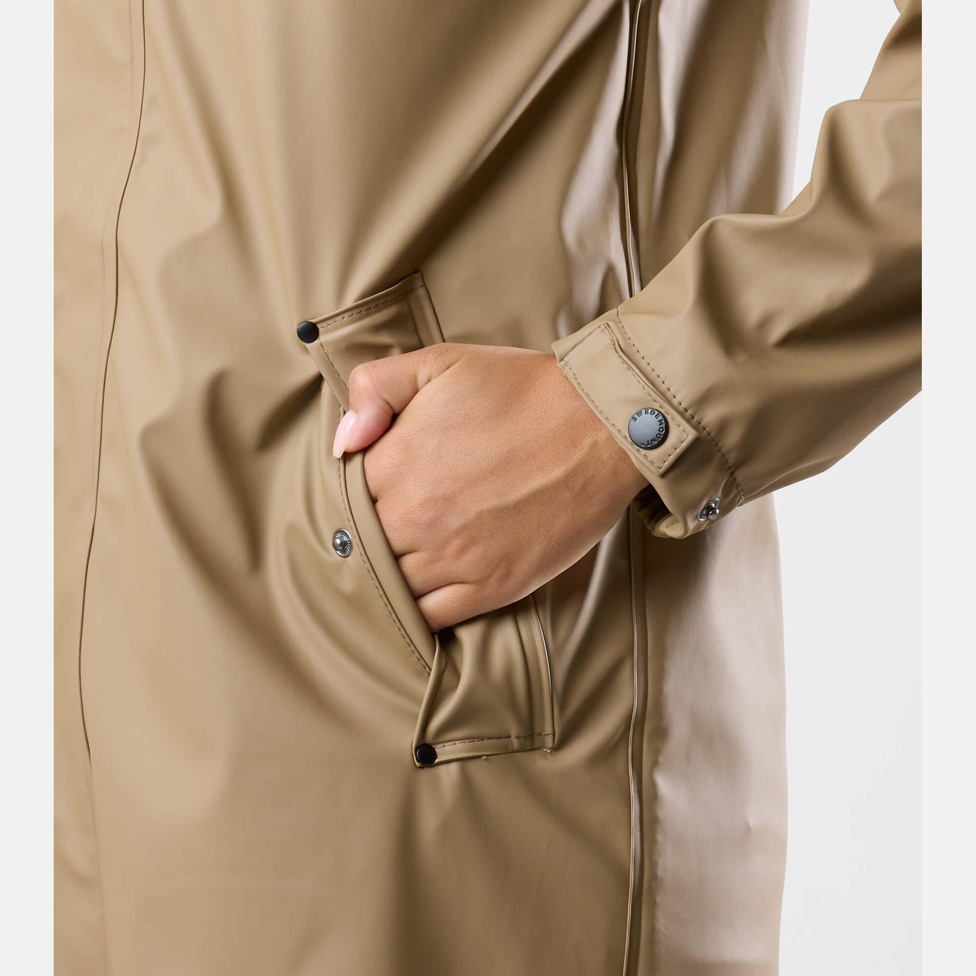Giacca antipioggia da donna resistente all’acqua Väderöarna Long Coat 6/7