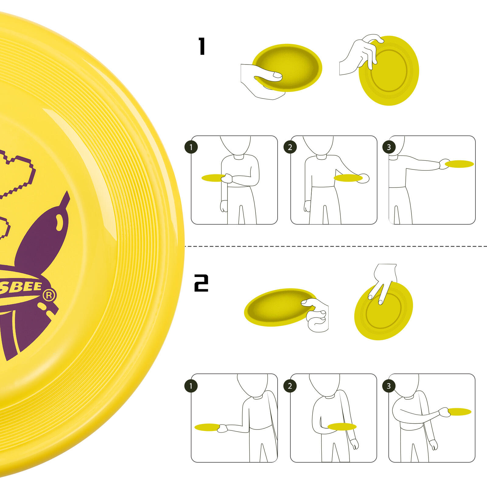 Disco Voador Leve Frisbee Fastback, 23,75 cm - 100 g 4/7