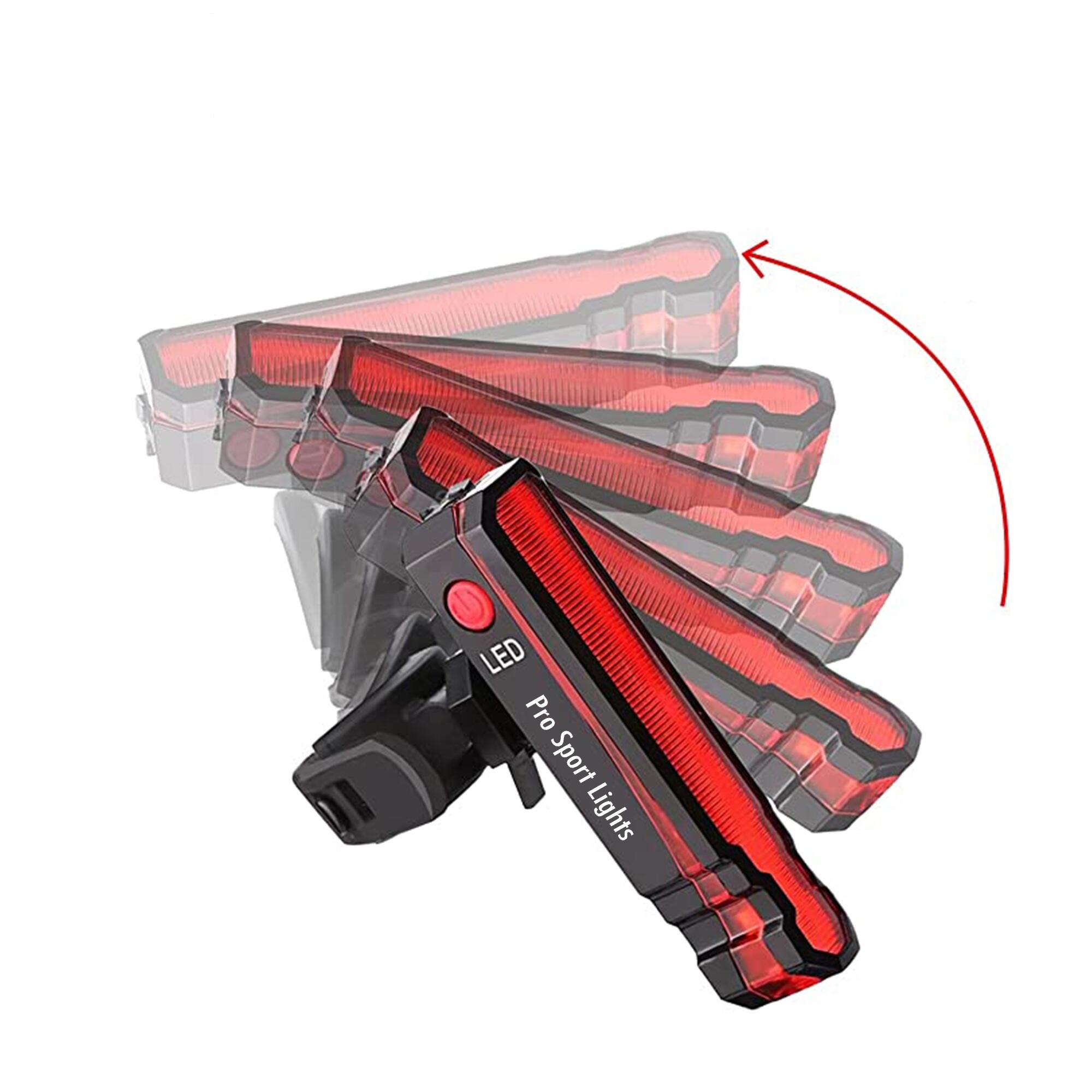 Luz trasera LED roja y láser de 200 lúmenes 6/6