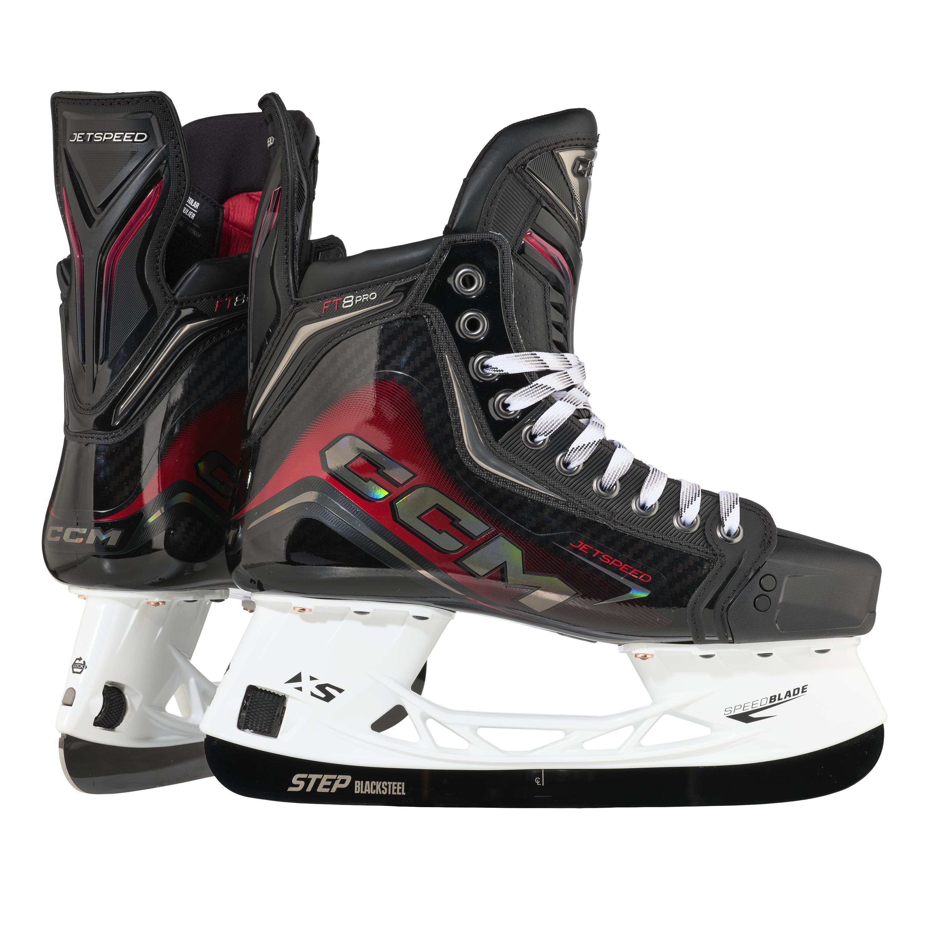 Ghete de hochei pe gheață CCM JetSpeed ​​​​FT8 Pro Senior, conice