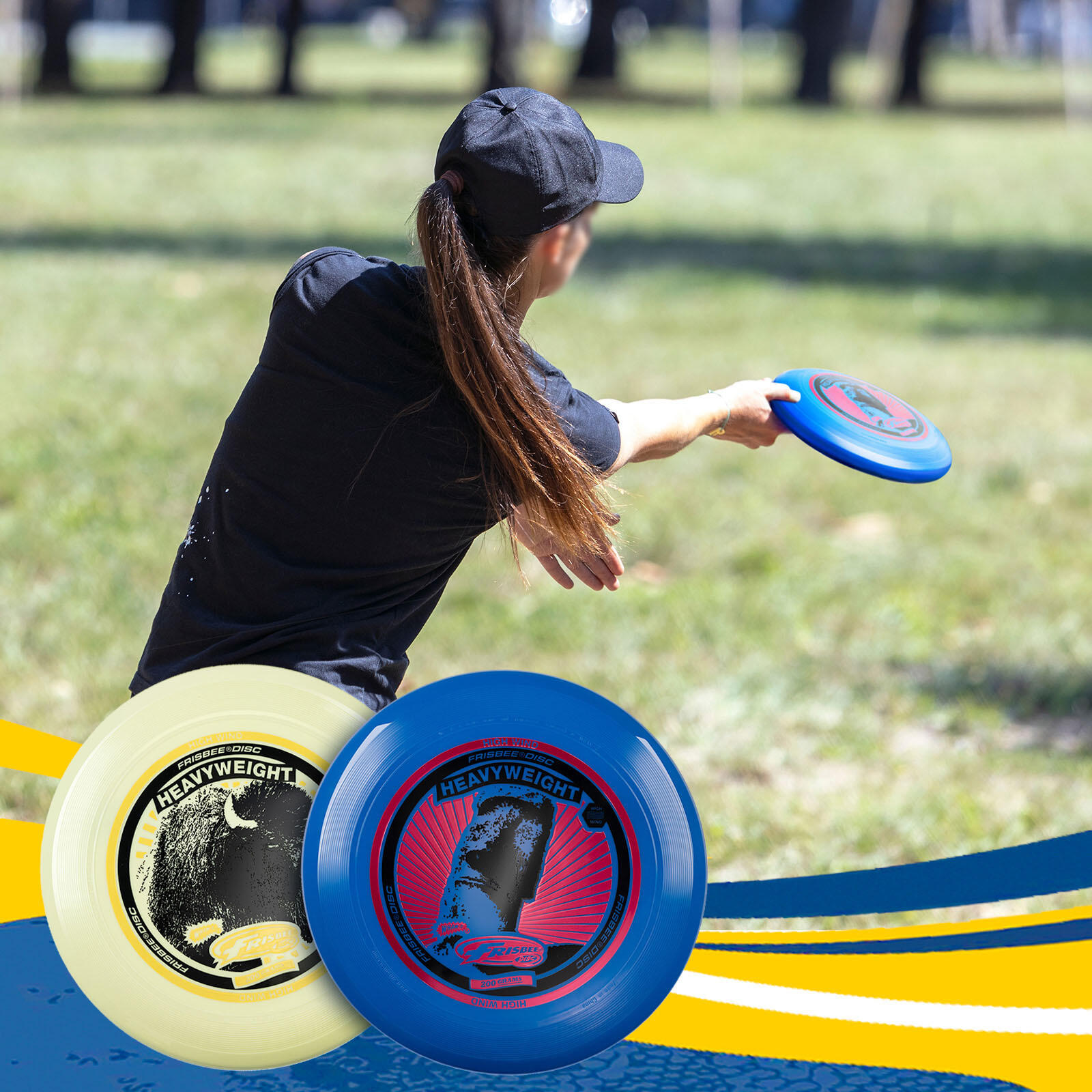 Confezione da 2 Frisbee Peso Massimo, 27.94cm - 200g 5/6
