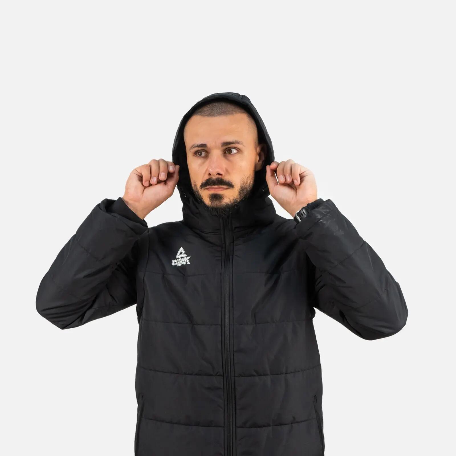 Haina iarna cu maneci detasabile Peak Negru 2/4