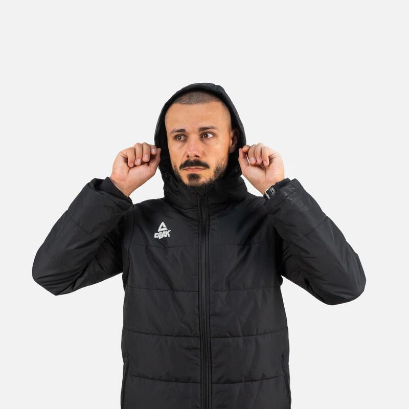 Haina iarna cu maneci detasabile Peak Negru