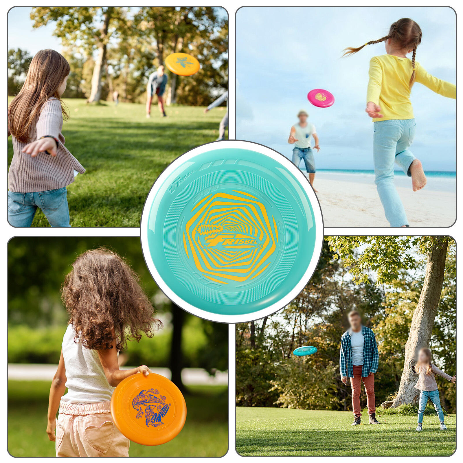 Confezione da 4 Dischi Volanti Leggeri Frisbee Go, 22,86 cm - 70 g 7/7