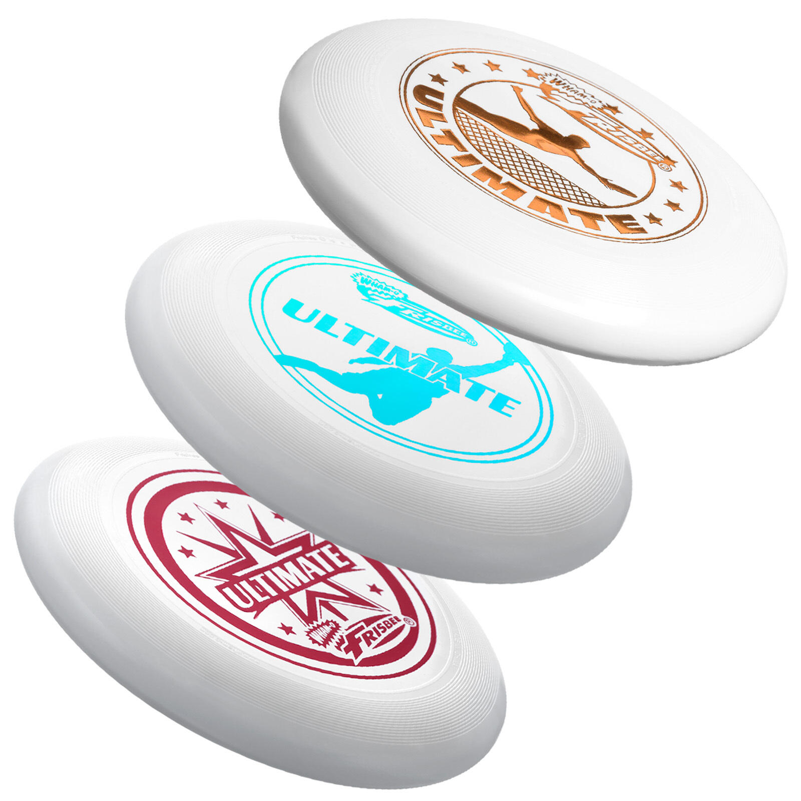 Pack de 3 Discos Voladores Frisbees Ultimate Oficiales, 27,31 cm - 175 g 3/7