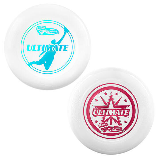 Pack de 2 Disques Volants Frisbees Ultimate Officiels, 27,31 cm - 175 g