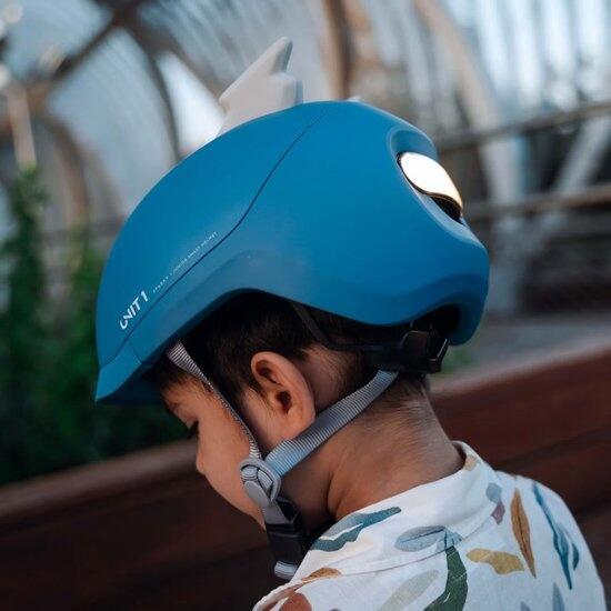 Unit 1 Sparky – Hellblau – Kinderhelm – Smarthelm 5/7