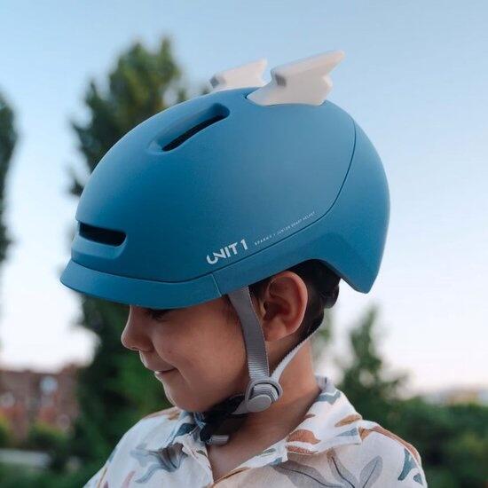 Unit 1 Sparky – Hellblau – Kinderhelm – Smarthelm 6/7