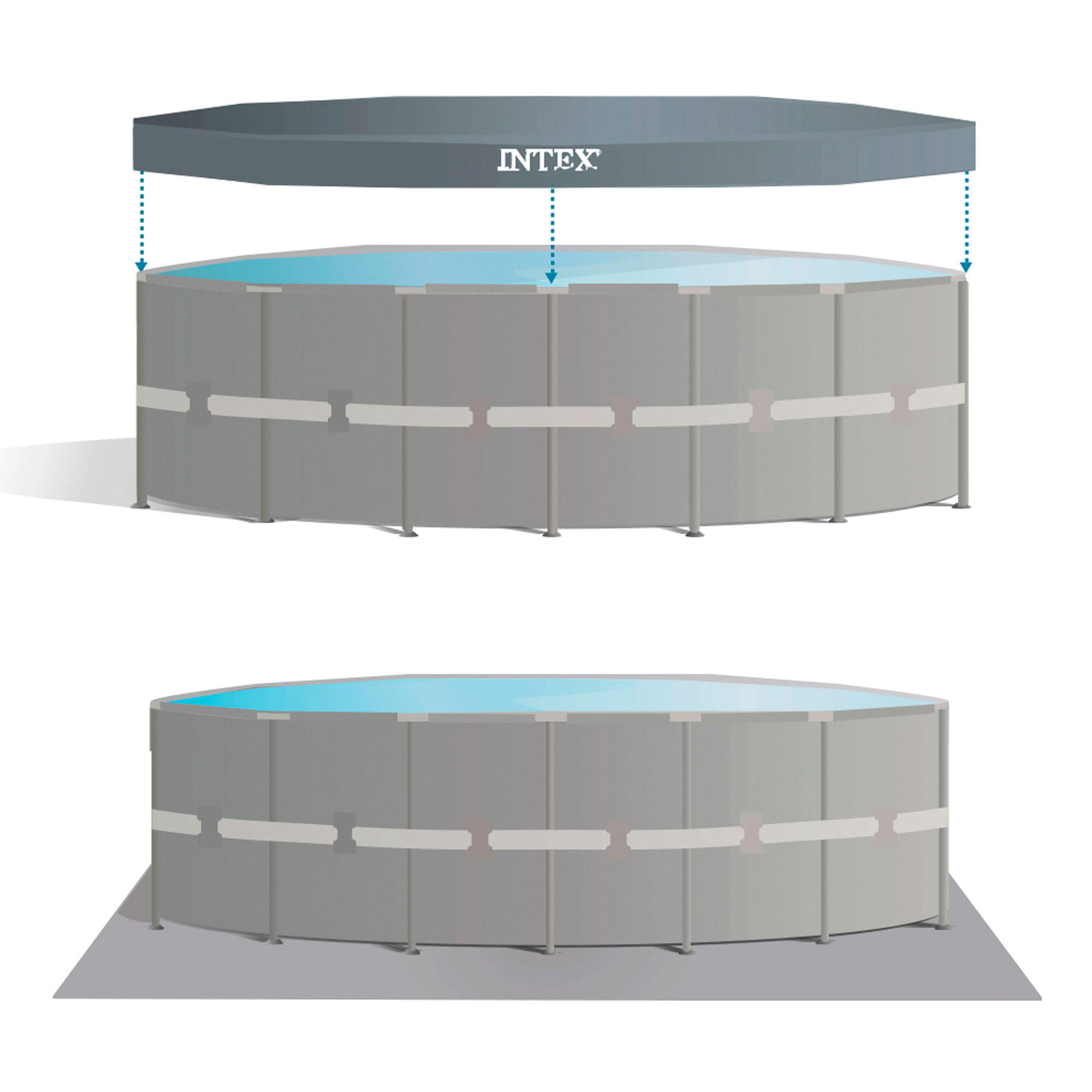 Piscine Nuoto Ultra Xtr Frame, Grigio 4/7