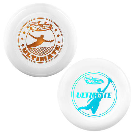 Pack de 2 Disques Volants Frisbees Ultimate Officiels, 27,31 cm - 175 g
