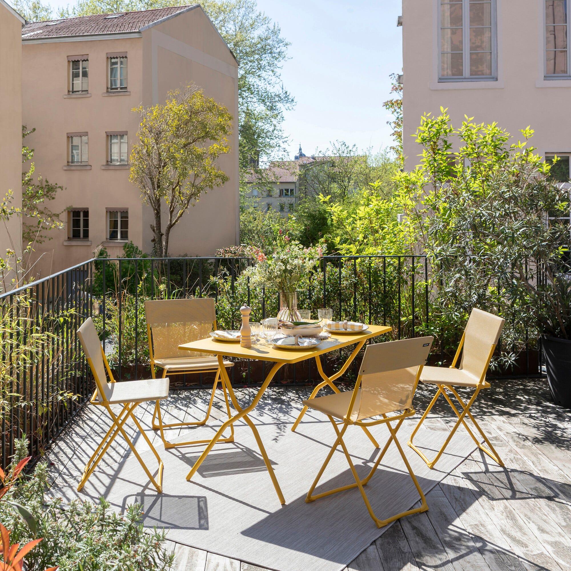 Chaise pliante ultra-compacte - BALCONY - Jaune - Lafuma Mobilier 7/7