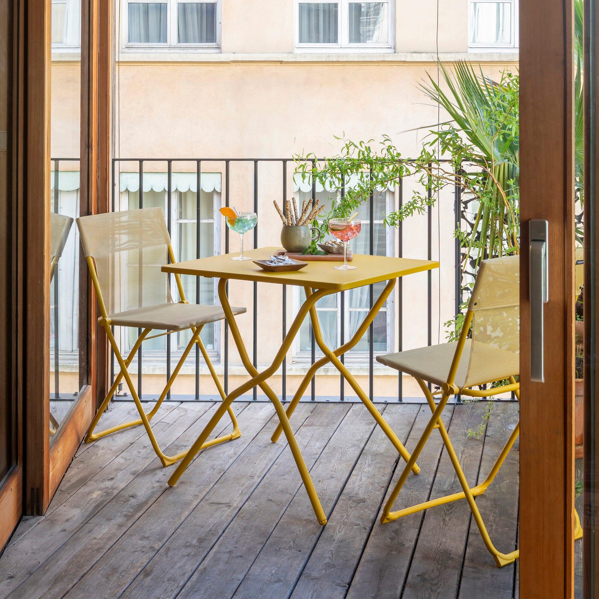 Chaise pliante ultra-compacte - BALCONY - Jaune - Lafuma Mobilier 4/7