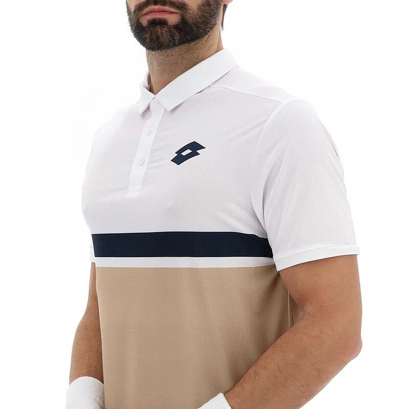 Koszulka tenisowa męska Lotto Polo Tech V-D1 Tee 2/3