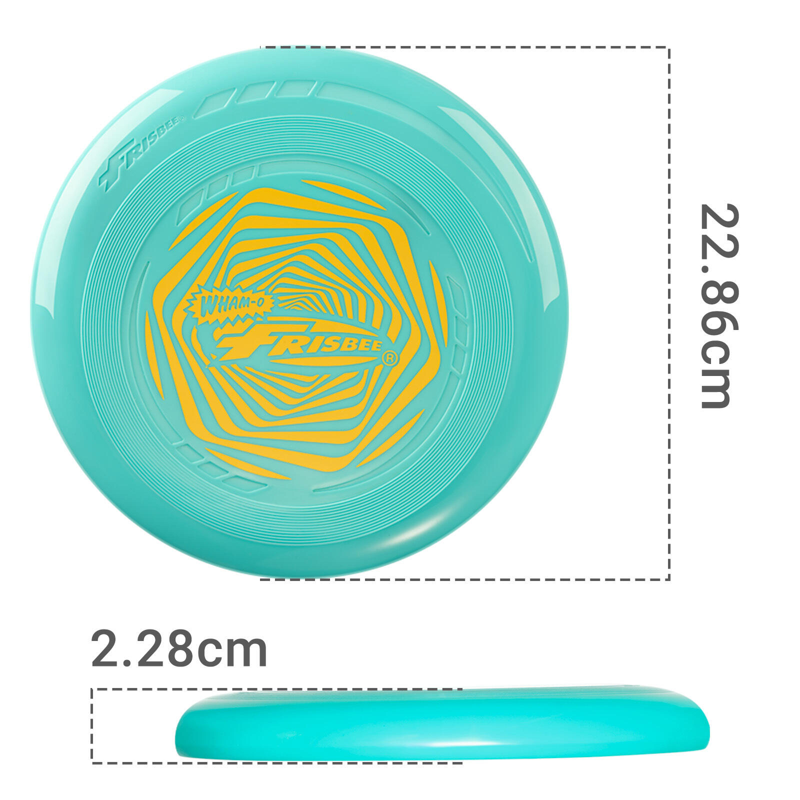 Pack de 6 Discos Voladores Ligeros Frisbee Go, 22,86 cm - 70 g 2/7