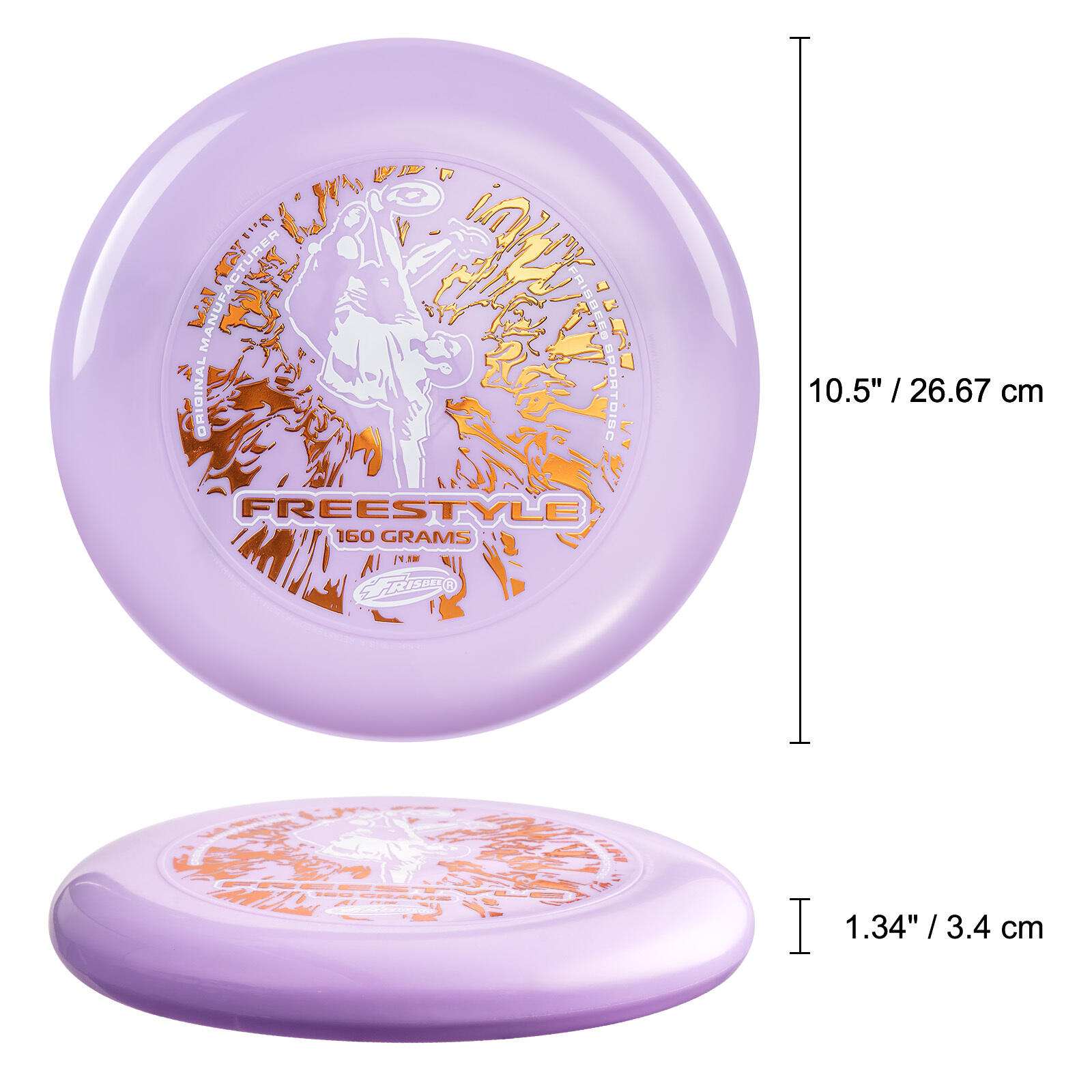 Disco de Freestyle, 26,67 cm - 160 g 2/7