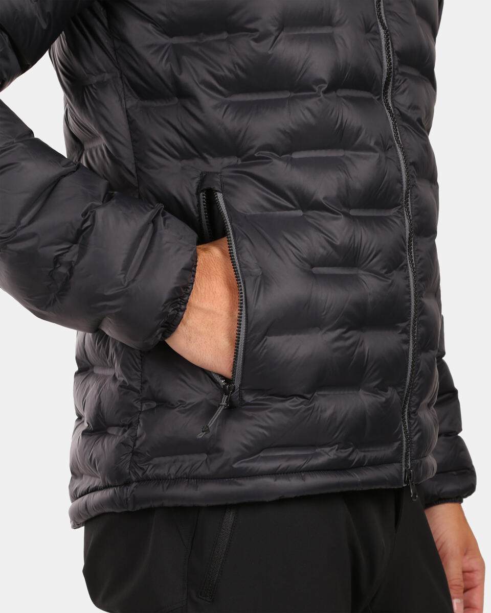 Chaqueta Kilpi Papi-M para hombre, negra 3/4
