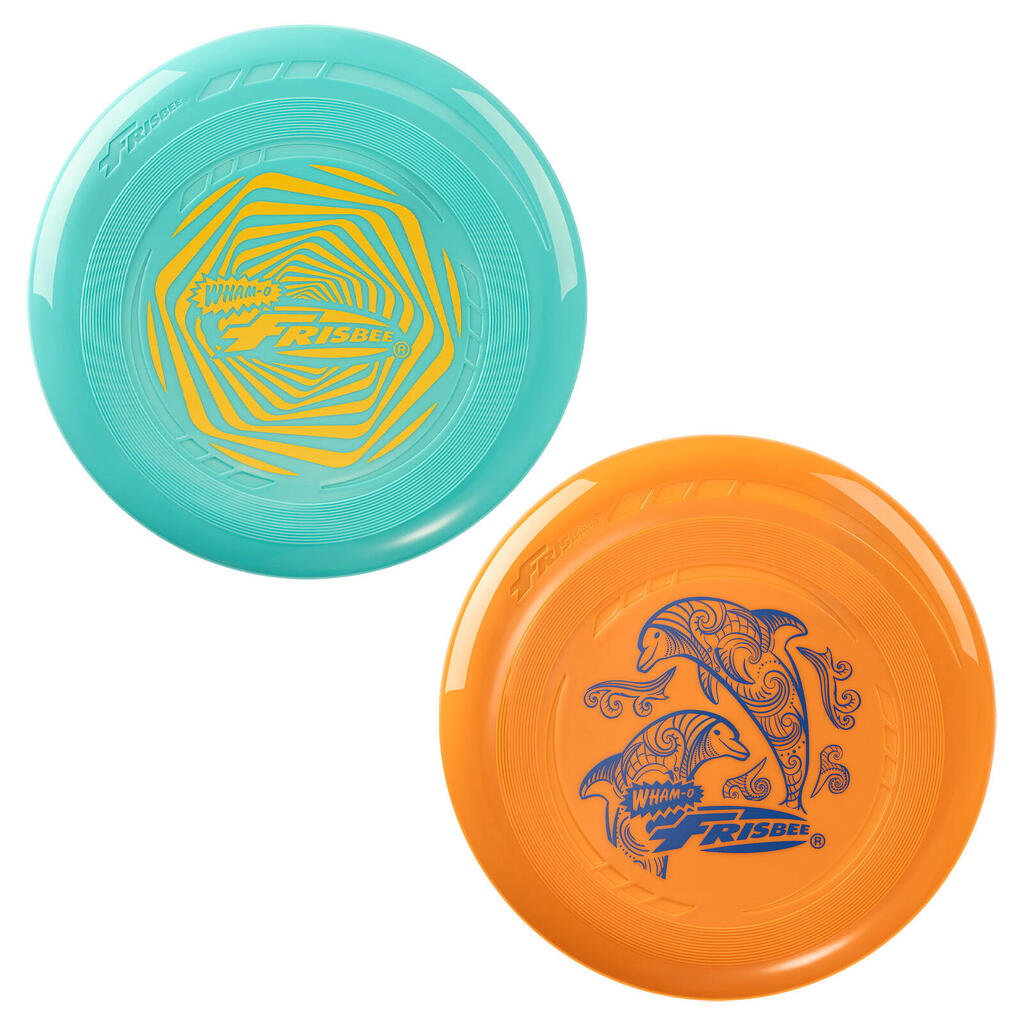 Flying Disc 2 Pack Lightweight Toy Frisbee Go, 22.86cm -  70g