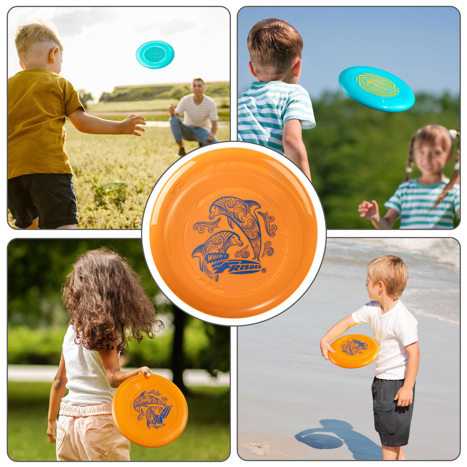 Confezione da 2 Dischi Volanti Leggeri Frisbee Go, 22,86 cm - 70 g 7/7