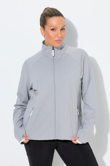 Femme Veste en molleton col montant