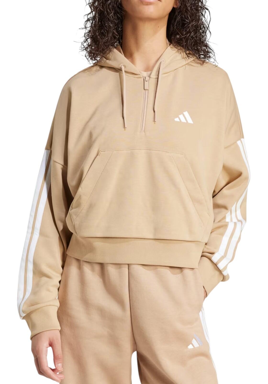 Sweat court adidas Essentials 3-Stripes femme 2/6