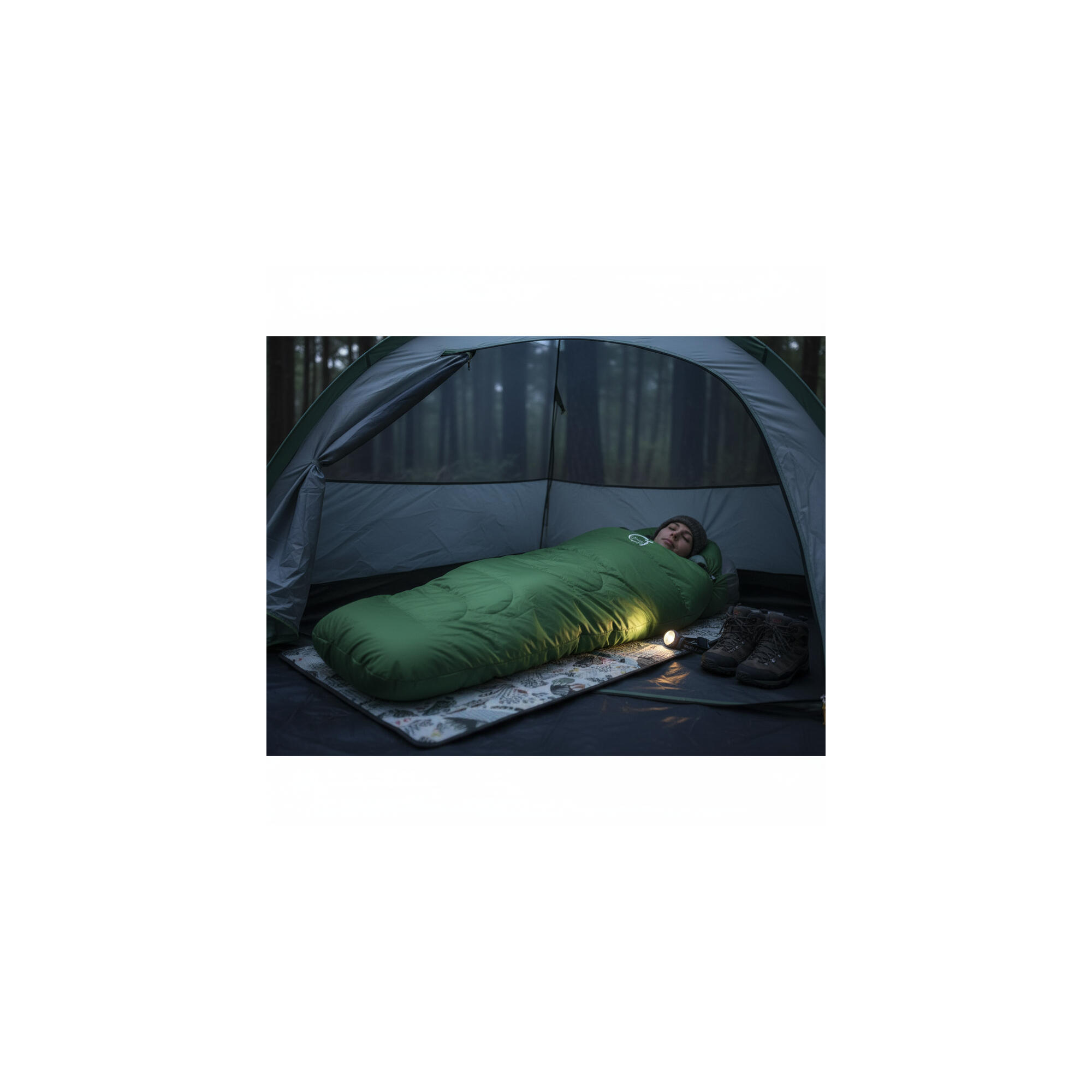 Wanderschlafsack – O'Camp – Mumienform – Maße: 220 x 80 cm 5/5