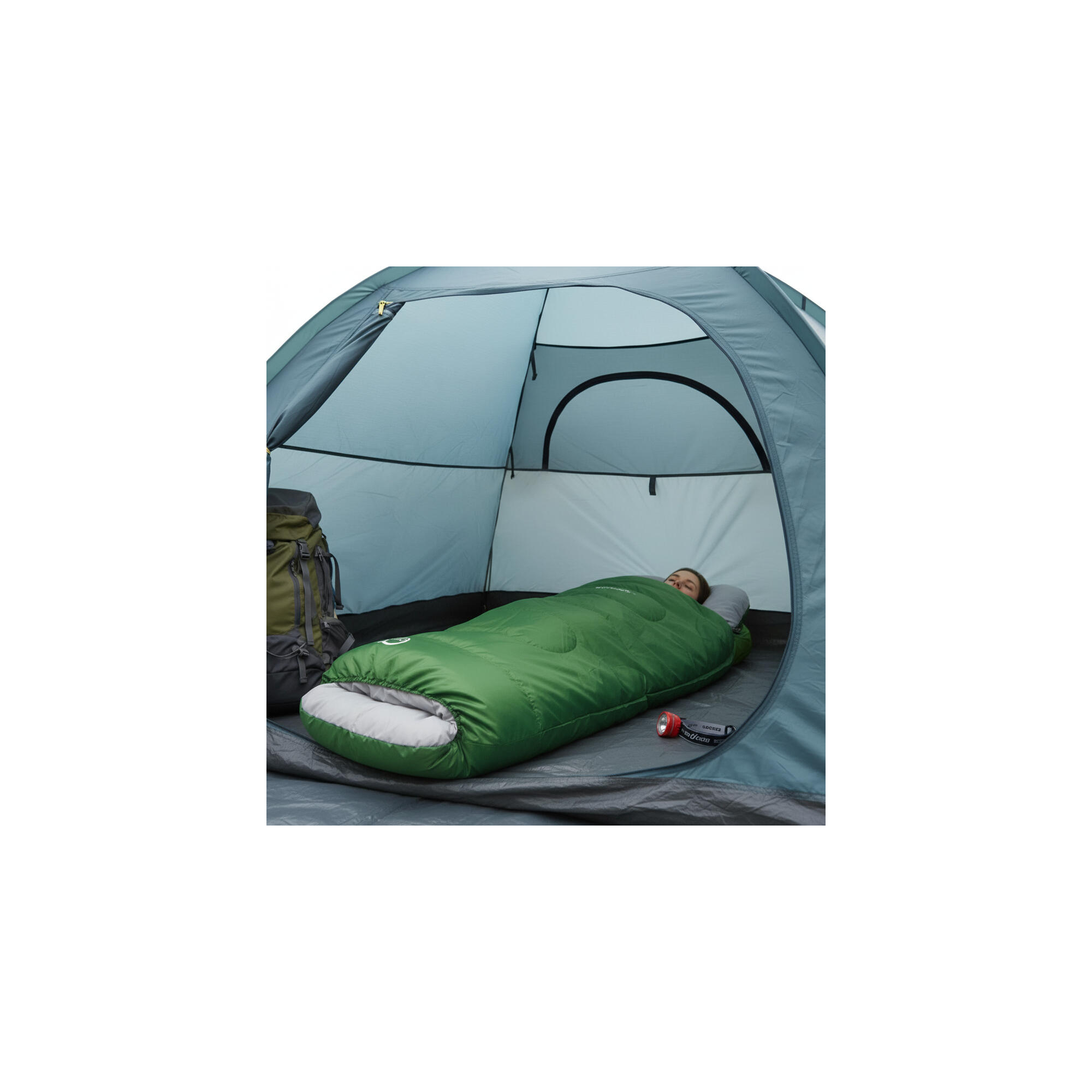 Wanderschlafsack – O'Camp – Mumienform – Maße: 220 x 80 cm 4/5
