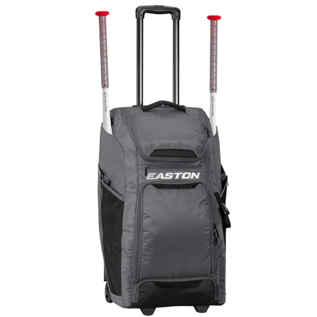 Easton CATWB Catcher's Wheeled Bag Color Charcoal Baseball/Softball 1/3