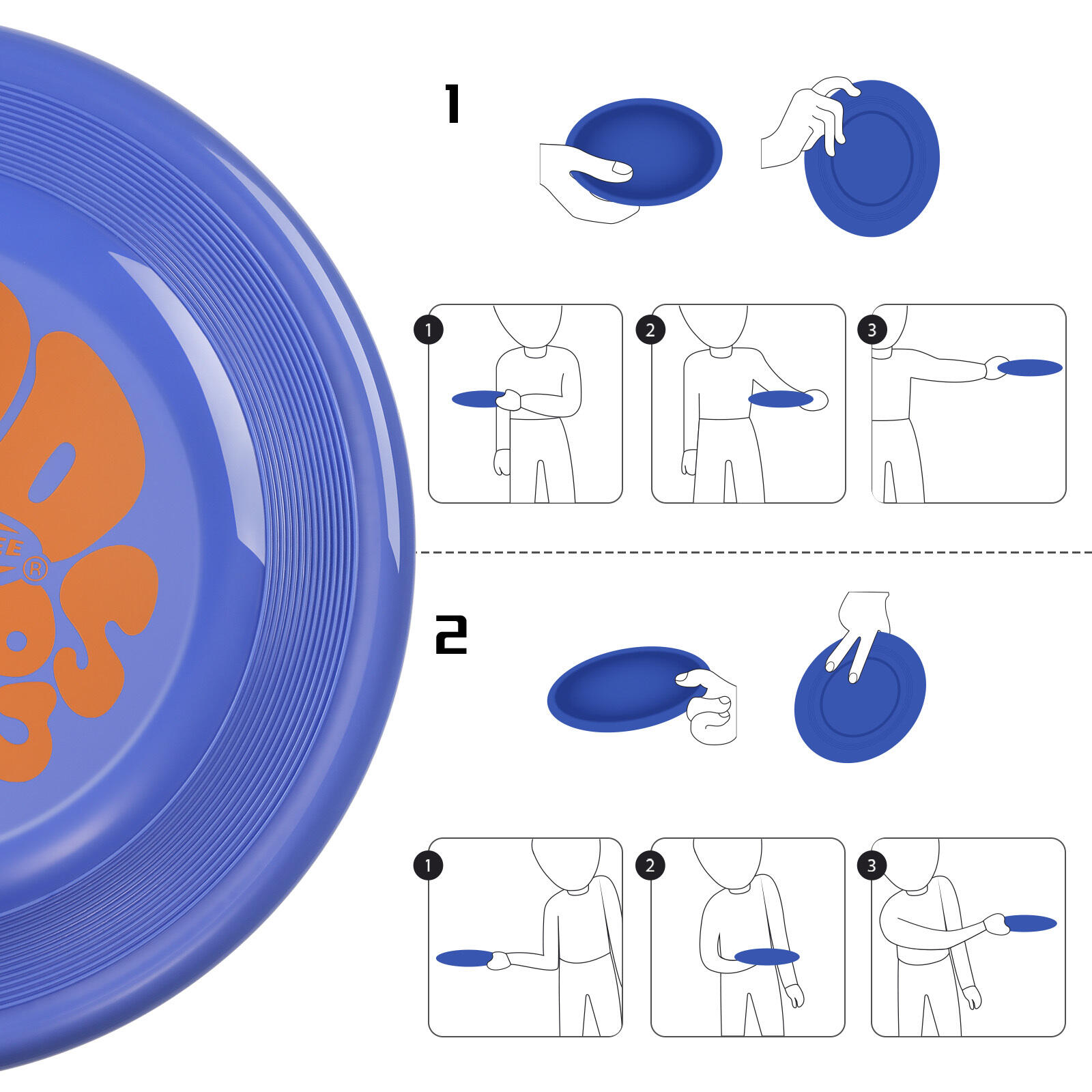 Disco Voador Leve Frisbee Fastback, 23,75 cm - 100 g 4/7