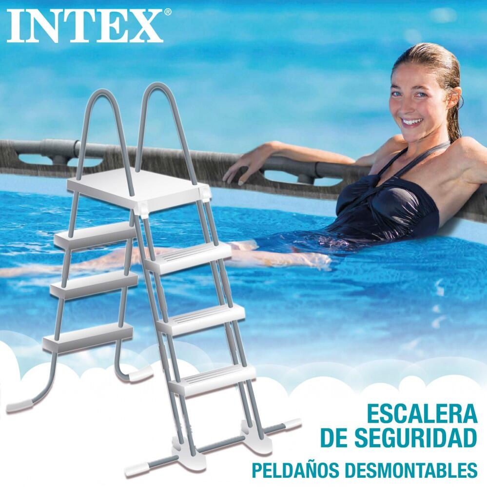 PISCINE TUBULAIRE INTEX ROND BALTIK EFFET BOIS 4.57 X 1.22 M 4/7