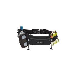 Ceinture d'hydratation 1 gourde 350ml et portes gels noir Fitletic