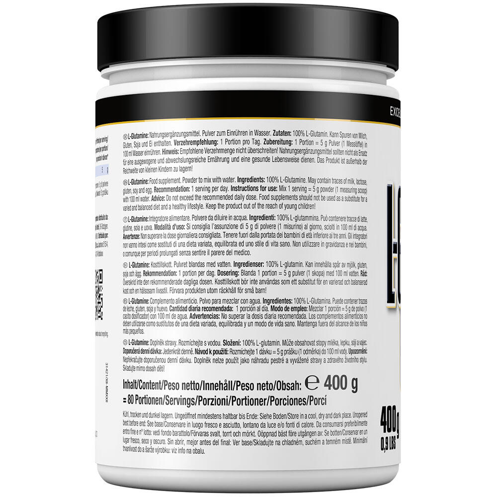 Weider L-Glutamine (400g) Unflavoured - Acides aminés - Glutamine 4/5